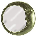 Image of ALAB. GOLD MOON WALL MIRROR