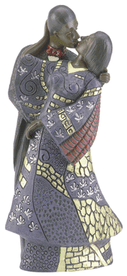 Image of ALAB. KISSING COUPLE