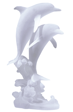 Image of FROSTED DOLPHIN PR. ON WAVES