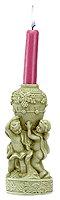 Image of ALAB. CHERUBS CANDLE HOLDER