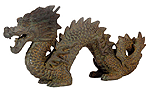 Image of ALAB. BRONZE FINISH DRAGON