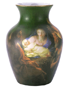 Image of PORC. VASE - NATIVITY SCENE