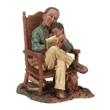 Image of ALAB AFRO AMER GRANDPA  CHILD