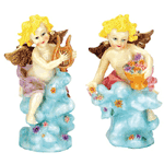 Image of ALAB. CHERUBIM FIGURINES