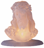 Image of FROSTED JESUS NIGHT LIGHT