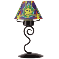 Image of FIMO HAPPY FACE CANDLE LAMP