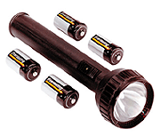 Image of FLASHLIGHT WITH BATTERIES SET