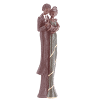 Image of ALAB AFRO-AMER COUPLE WBABY