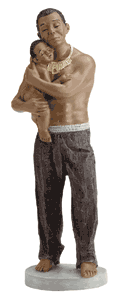 Image of ALAB AFRICAN FATHER AND CHILD