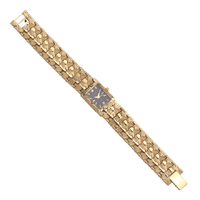 Image of LADYS GOLD TONE NUGGET WATCH