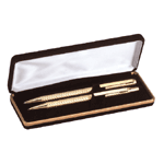 Image of GOLD PLATED PEN  PENCIL SET