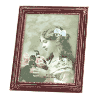 Image of 8X10 IN. SIM ROSEWOOD PIC FRAME