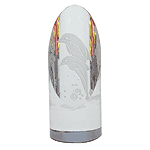 Image of ETCHED GLASS CYLINDER-DOLPHINS