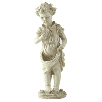 Image of ALAB. GIRL HOLDING ROSE FEEDER