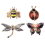 Image of ENAMEL INSECTS PINS