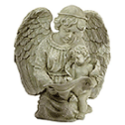 Image of ANGEL READING WITH CHERUB