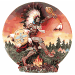 Image of ALAB. INDIAN CEREMONIAL PLATE