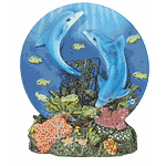 Image of ALAB DOLPHIN PLATE WSTAND