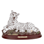 Image of Alab White TigerCub Wood Base