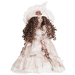 Image of 18 IN. Porc Victorian Doll