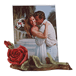 Image of ALAB RED ROSE PHOTO FRAME