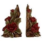 Image of ALAB RED ROSES BOOKENDS