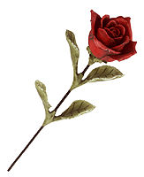 Image of ALAB. LONG STEM RED ROSE