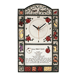 Image of ALAB FRUIT STAND WALL CLOCK