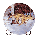 Image of 9 IN. PATCHWORK TIGER PLATE