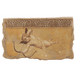Image of PATCHWORK CUPID WALL PLAQUE