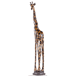 Image of Alab. Wood Carved Look Giraffe