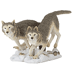 Image of ALAB. WOLVES PR. IN SNOW