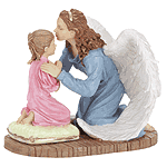 Image of ALAB ANGEL KISSING LITTLE GIRL