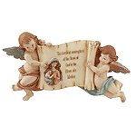 Image of ALAB ANGEL MOM SCROLL WALL PLQ