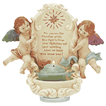 Image of ALAB CHERUB WALL CANDLEHOLDER