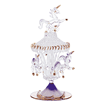 Image of GLASS UNICORN MERRY-GO-AROUND