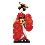 Image of JAPANESE DOLL WITH HATS