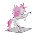Image of COLOR GLASS PEGASUS SCULPTURE