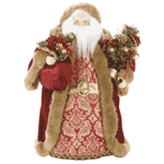 Image of 16 IN. PORC SANTA HOLDING TREE