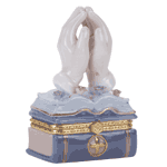 Image of UNDRGLAZE PORC PRAY HANDS BOX