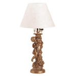 Image of ALAB CHERUB LAMP ANTIQUE GOLD
