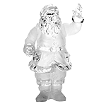 Image of ACRYLIC FROSTED SANTA CLAUS