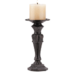 Image of ALAB ANTIQUE PILLAR CANDLEHLDR