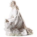 Image of PORC. JESUS PRAYING ON ROCK